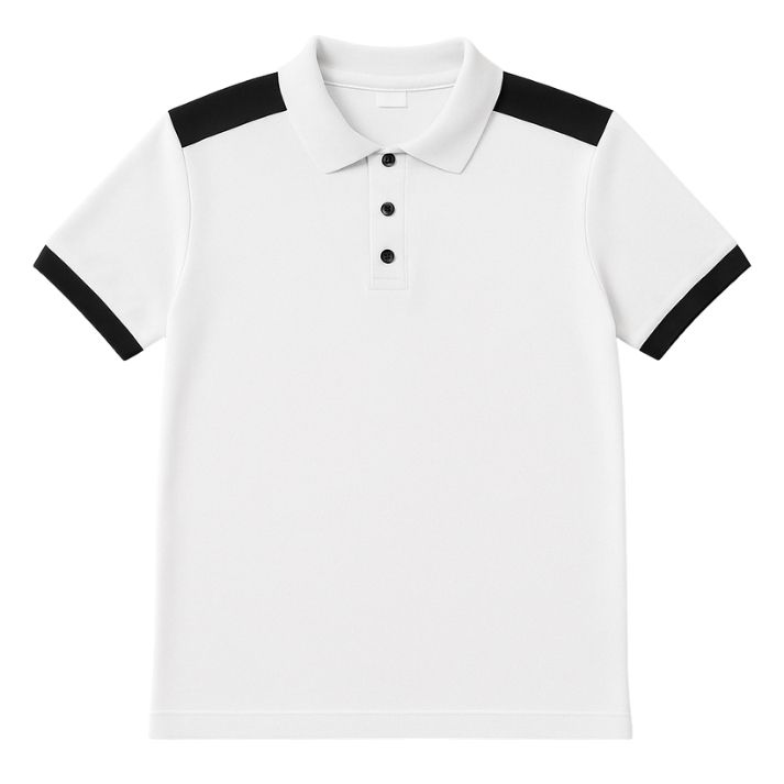 Polo Yaka Şehir Stili T-Shirt